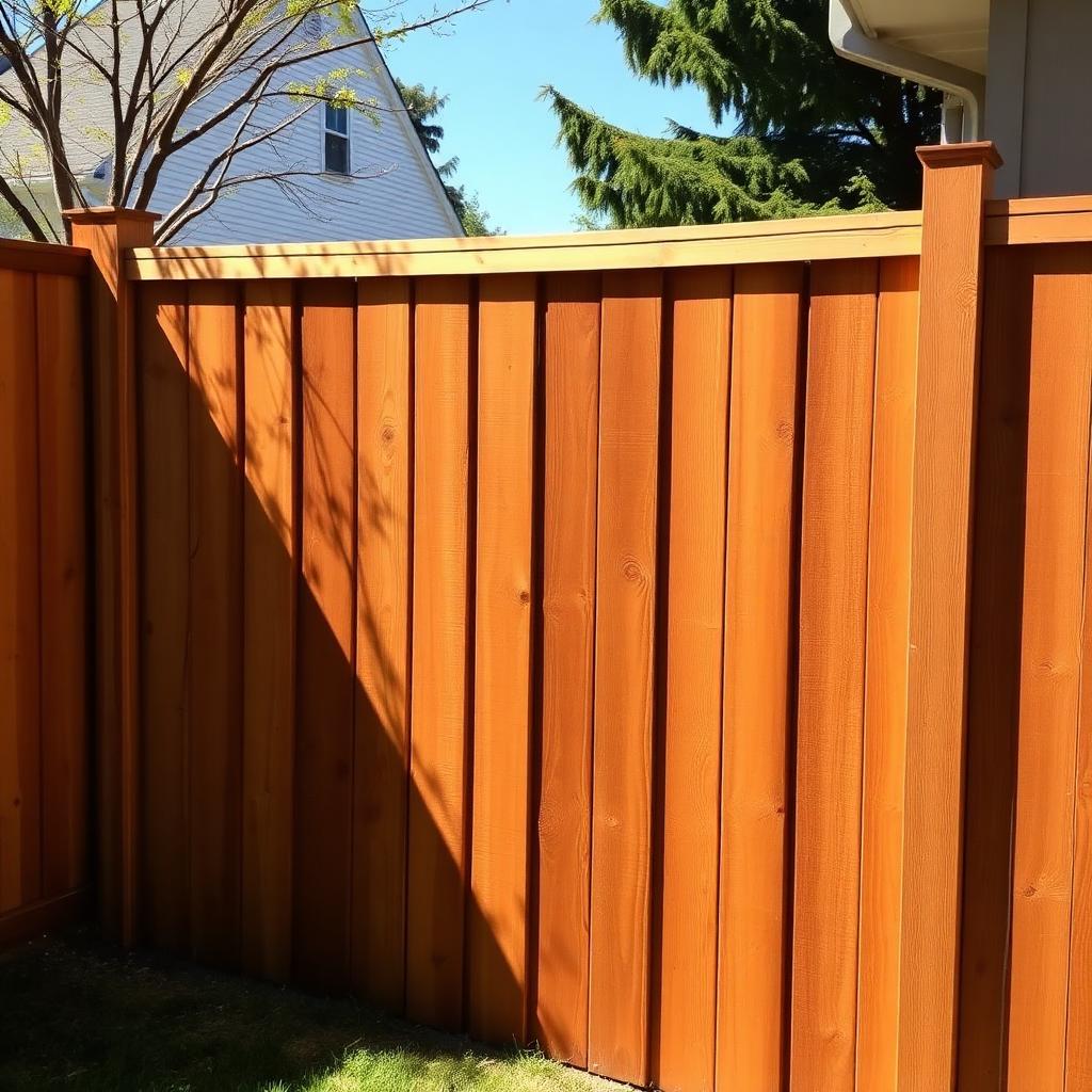 Fence Staining